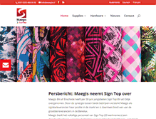 Tablet Screenshot of maegis.nl